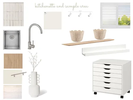 Kitchenette and Sample Area Interior Design Mood Board by Kate Orchard on Style Sourcebook