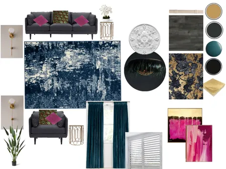 Module 9 - IDI - Lounge Interior Design Mood Board by Jevangeline29 on Style Sourcebook