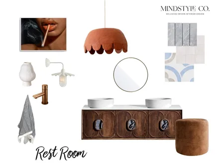 Rest Room Interior Design Mood Board by Shelly Thorpe for MindstyleCo on Style Sourcebook