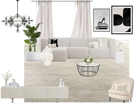 White aesthetic living room Interior Design Mood Board by C22 Studio on Style Sourcebook