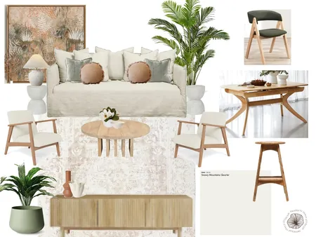 Living Room and Dining for Sylvie Interior Design Mood Board by Michelle Canny Interiors on Style Sourcebook