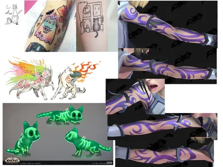 Tattoo Ideas Interior Design Mood Board by ladyspibe on Style Sourcebook