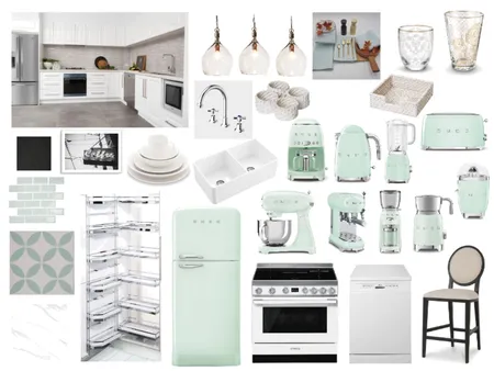 Mint Kitchen Interior Design Mood Board by Sterlingrose on Style Sourcebook