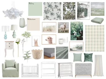 Mint Nursery Interior Design Mood Board by Sterlingrose on Style Sourcebook