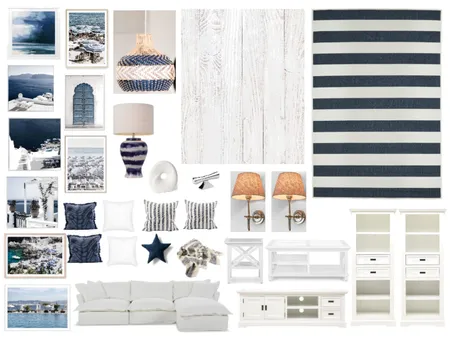 Nautical Navy Interior Design Mood Board by Sterlingrose on Style Sourcebook