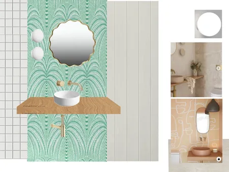 Upstairs Powder Room Interior Design Mood Board by marcelle on Style Sourcebook