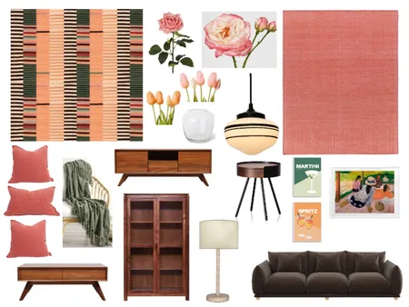 Mod Orange Interior Design Mood Board by Sterlingrose on Style Sourcebook