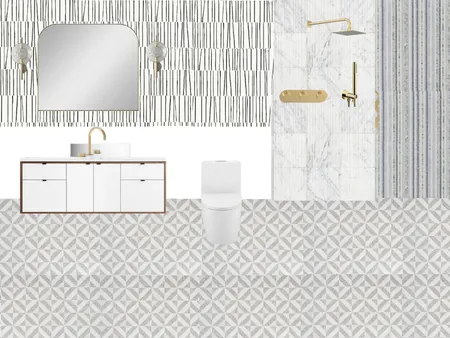 Guest Bath 7 Interior Design Mood Board by Mint Hill on Style Sourcebook