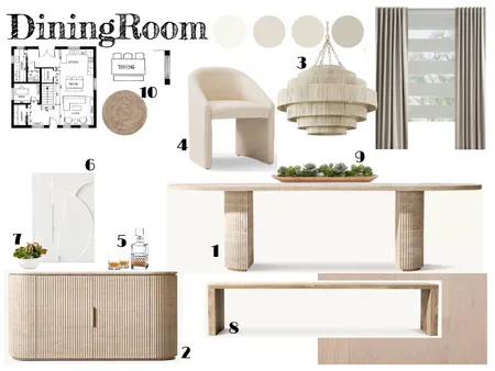 DiningRoom Interior Design Mood Board by Beata Toth on Style Sourcebook