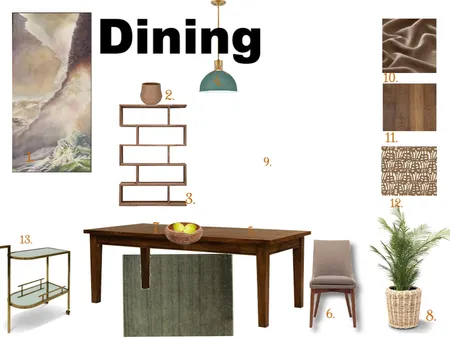 Dining Interior Design Mood Board by DAMason on Style Sourcebook