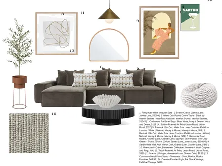 lounge room Interior Design Mood Board by bellajudd021 on Style Sourcebook