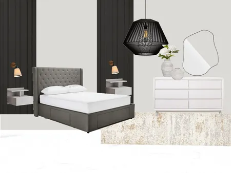 NASIA'S BEDROOM GREY Interior Design Mood Board by Stefanidou Dimitra on Style Sourcebook