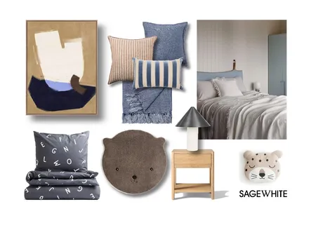 Boys Room Interior Design Mood Board by Sage White Interiors on Style Sourcebook