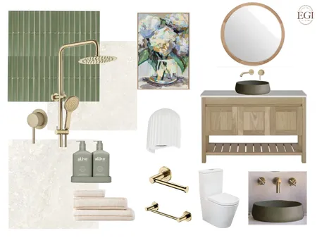 Cottage GF Bathroom Interior Design Mood Board by Eliza Grace Interiors on Style Sourcebook