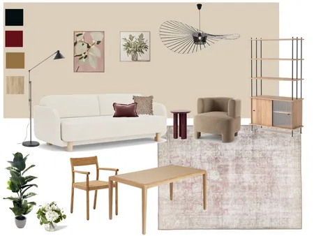 Living room Interior Design Mood Board by DvD