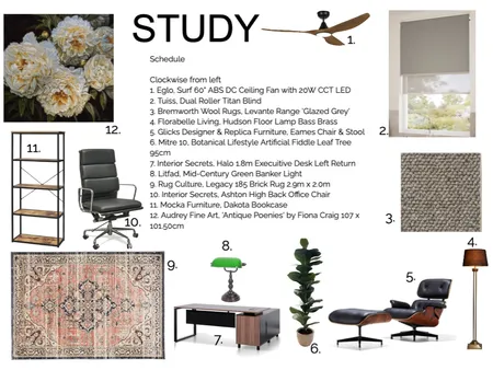 Study Interior Design Mood Board by DAMason on Style Sourcebook