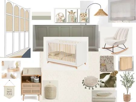 sage green nursery Interior Design Mood Board by Clo on Style Sourcebook