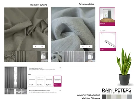 WINDOW TREATMENT MOODBOARD Vlad Fil Interior Design Mood Board by Raini Peters Interior Design + Styling on Style Sourcebook