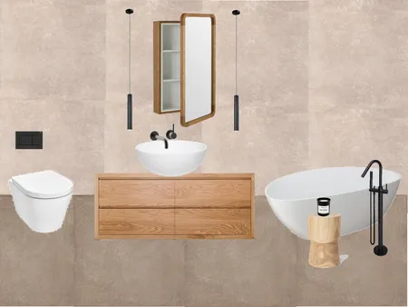 bathroom beige Interior Design Mood Board by eyyosa on Style Sourcebook