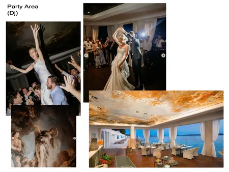 Wedding Party Area Interior Design Mood Board by kristinamikrut@gmail.com on Style Sourcebook