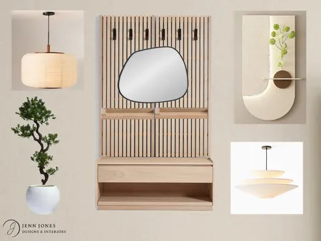 van japandi Entryway Interior Design Mood Board by Jennjonesdesigns@gmail.com on Style Sourcebook