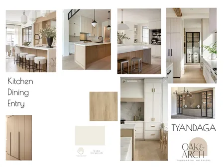 Project Tyandaga- Kitchen Mood Interior Design Mood Board by Oak + Arch on Style Sourcebook