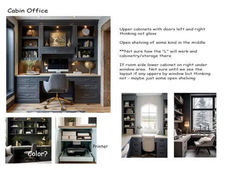 Cabin - Office Interior Design Mood Board by SheriBauer on Style Sourcebook