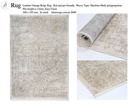 BEDROOM 4 RUG Interior Design Mood Board by BeckieChamberlain on Style Sourcebook