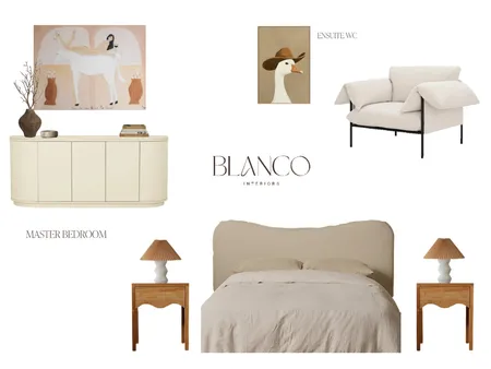 Thomson Residence - Master Bedroom Interior Design Mood Board by Blanco Interiors on Style Sourcebook