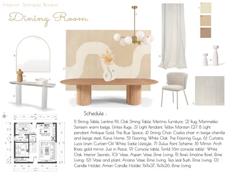 dining room Interior Design Mood Board by MurielHayward on Style Sourcebook