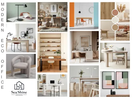 Modern Eco Office Interior Design Mood Board by iamdarius on Style Sourcebook