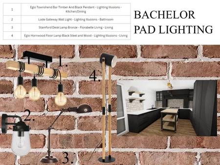 MILLAWA LIGHTING DESIGN BOARD Interior Design Mood Board by Oli's Aura on Style Sourcebook