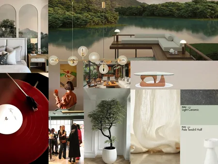 Japanese Modern & A glass of Red Wine Interior Design Mood Board by DianaxSorokina on Style Sourcebook