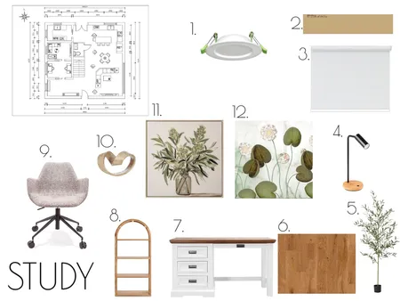 study Interior Design Mood Board by RRM on Style Sourcebook