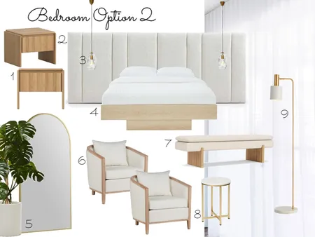 Bedroom mood board option 2 Interior Design Mood Board by DesignbyFussy on Style Sourcebook