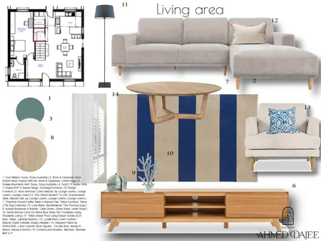 Maison D Living room Interior Design Mood Board by MAISONDAJEE on Style Sourcebook