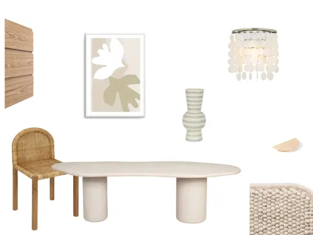 Coastal Luxe Dining Room Interior Design Mood Board by Studio McHugh on Style Sourcebook