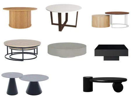 coffee table options Interior Design Mood Board by Ner on Style Sourcebook