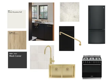 Art DEco Kitchen Interior Design Mood Board by ANdrus on Style Sourcebook