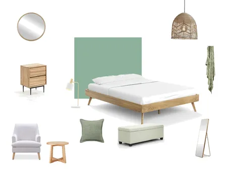 Hamptons Bedroom Interior Design Mood Board by mar0068 on Style Sourcebook