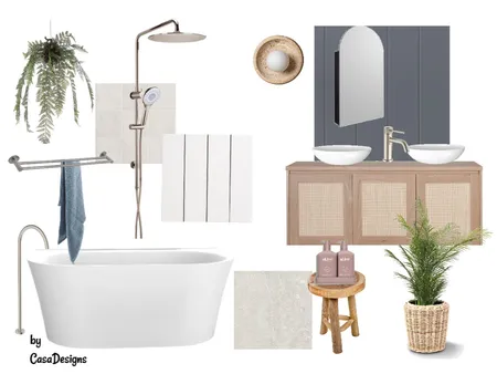 Coastal Bathroom Interior Design Mood Board by CasaDesigns on Style Sourcebook