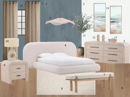 Bedroom Sample board Interior Design Mood Board by S_Shevchenko on Style Sourcebook