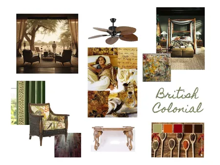 British Colonial - v2 Interior Design Mood Board by ACS