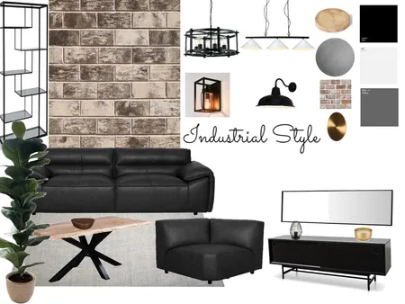 Industrial Interior Design Mood Board by fafazri on Style Sourcebook