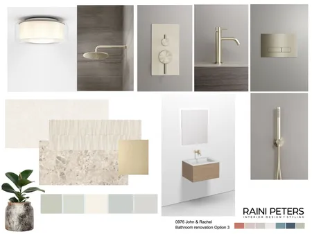 Bathroom John & Rachel set 3 Interior Design Mood Board by hello@rainipeters.com on Style Sourcebook
