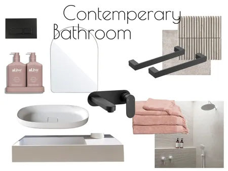 Contemperary Bathroom mood board Interior Design Mood Board by rosaimports on Style Sourcebook