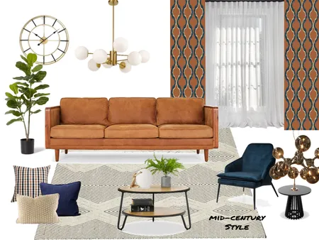 midcentury Interior Design Mood Board by bahararya on Style Sourcebook