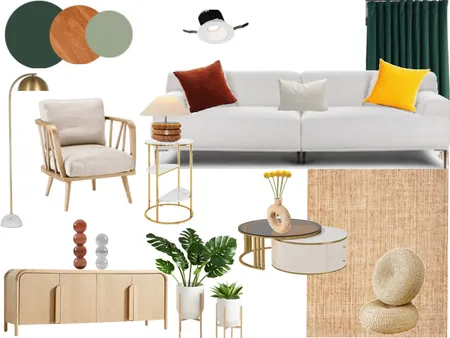 living Interior Design Mood Board by Nillamagz