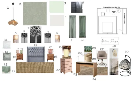 Bedroom Interior Design Mood Board by Noelien on Style Sourcebook