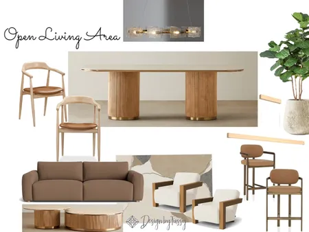 Open Living Lily Interior Design Mood Board by DesignbyFussy on Style Sourcebook